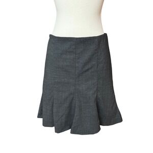 Y2K Express Women's Small Gray Tulip Skirt Office Siren corporate wear business
